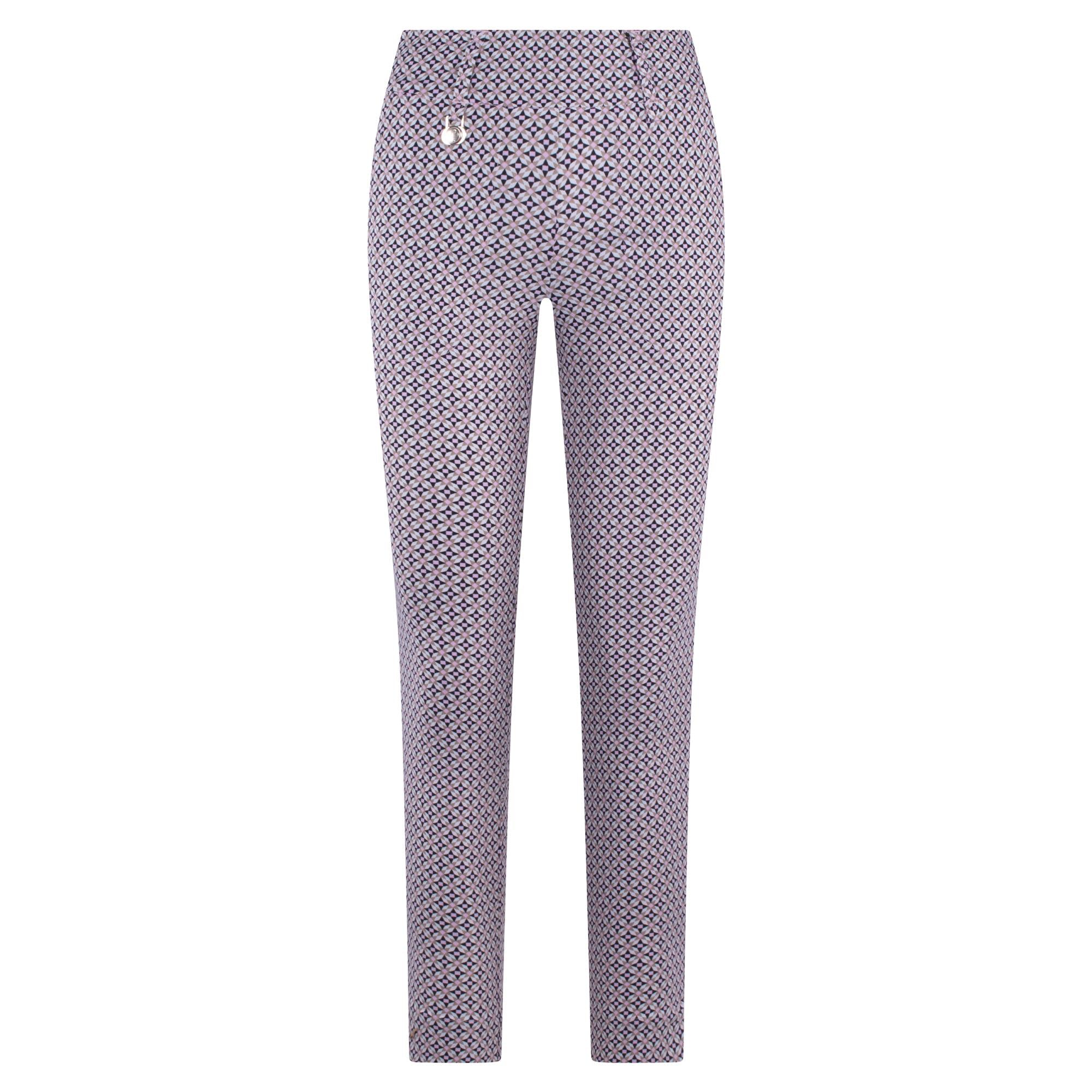 Daily Sports Magic Motif High Water Ladies Golf Pants Mosaic Medley 94CM